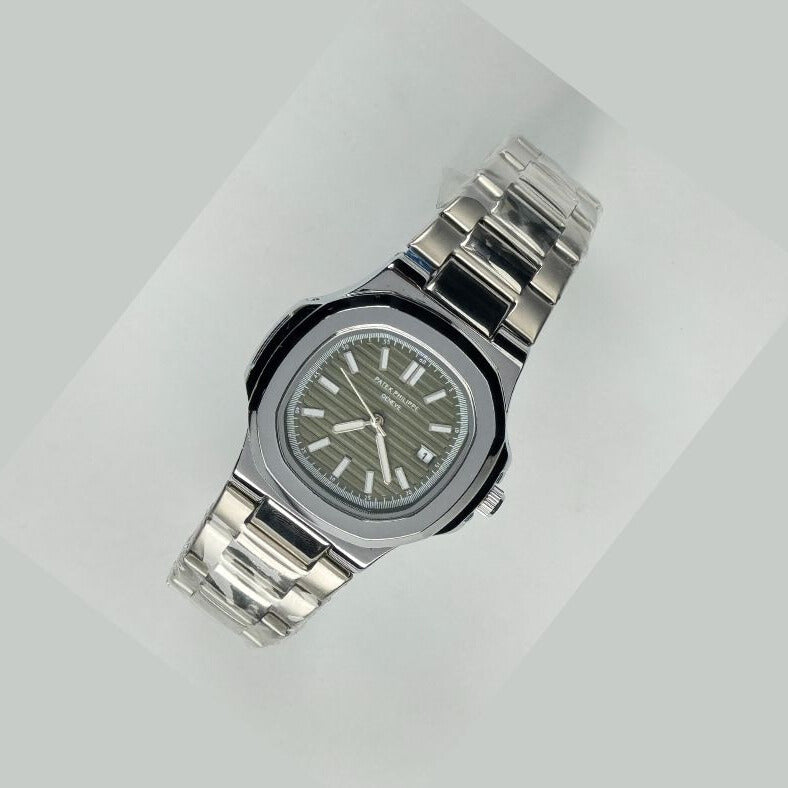 Tiffany Green Dial Silver Chain P-P Nautilus – Limited Edition